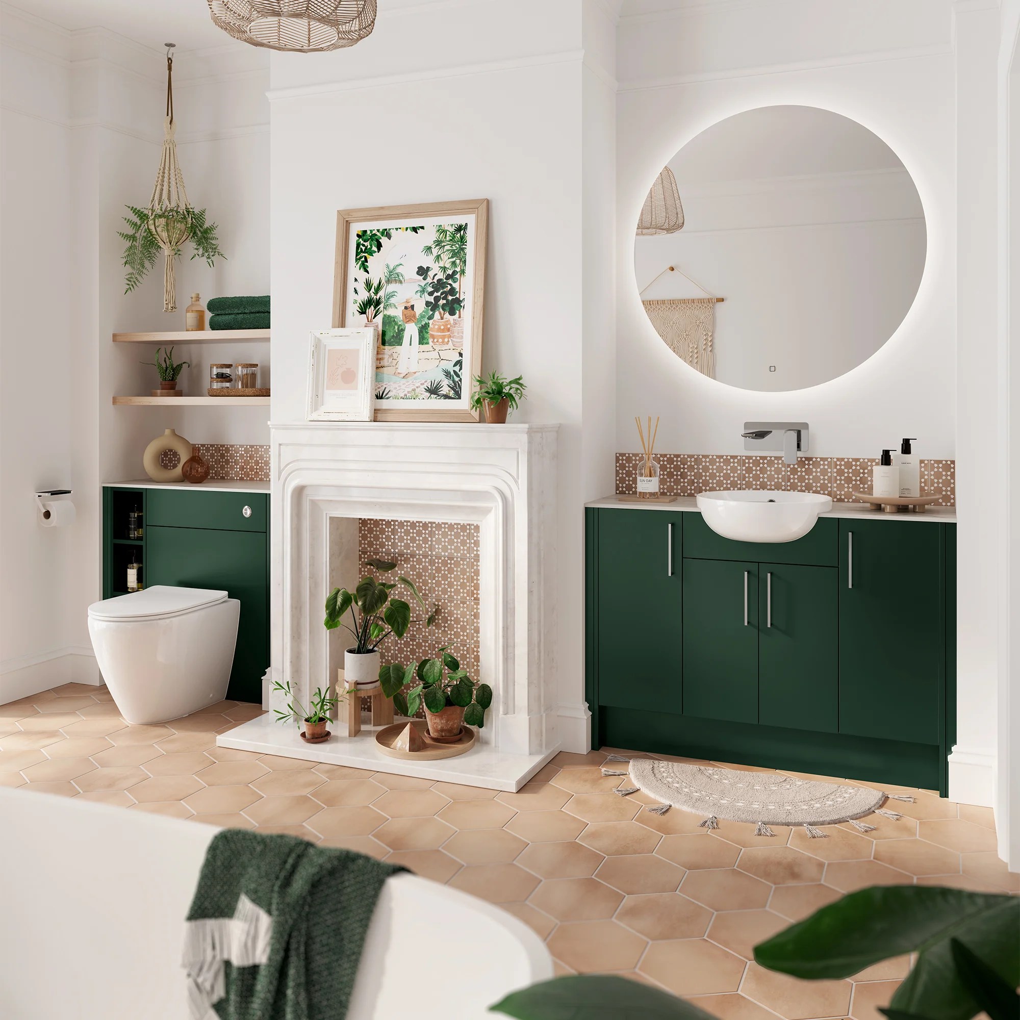 Genesis Fitted Furniture Dark Emerald HiB Ltd